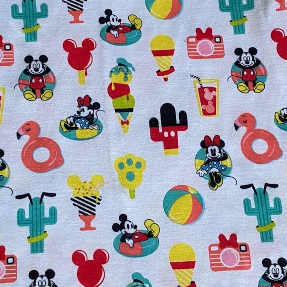 Disney Mickey and Minnie Mouse Summer Snack T-Shirt Kids Sz 7/8 - Picture 3 of 6
